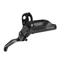 Sram Disc Brake Maven Silver Stealth - Aluminum Lever, Stainless Hardware, Reach/Contact Adj,swinglink, Black (Includes Mmx Clamp, Bracket) (Rotor Sold Separately)A1: Black Front 950mm Hose