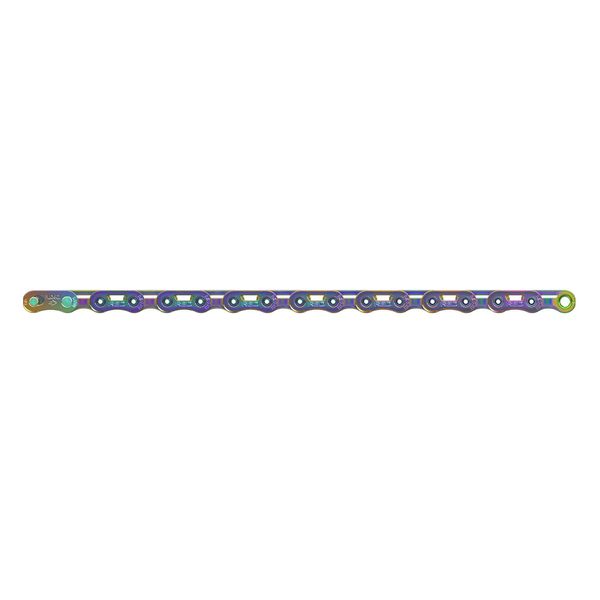 Sram Chain Red E1 Flattop W/Powerlock 12 Speed: Rainbow 114 Links click to zoom image