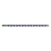 Sram Chain Red E1 Flattop W/Powerlock 12 Speed: Rainbow 114 Links 