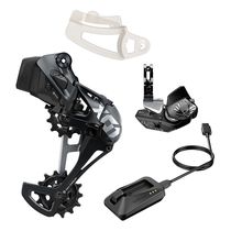 Sram X01 Eagle Axs Upgrade Kit (Rear Der W/Battery And Battery Protector, Rocker Paddle Controller W/Clamp, Charger/Cord, Chain Gap Tool)