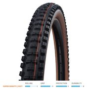 Schwalbe Big Betty Evo S/Gravity TLE 29x2.40 Fold Brnz 