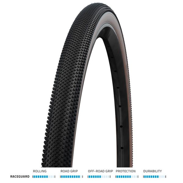 Schwalbe G-One Allround Perf RaceGuard TLE 700x35c Fold Brnz click to zoom image