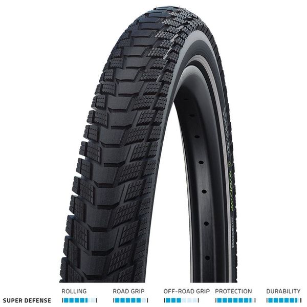 Schwalbe Pick-up Perf Super Defense 26x2.15 Blk/Refl click to zoom image