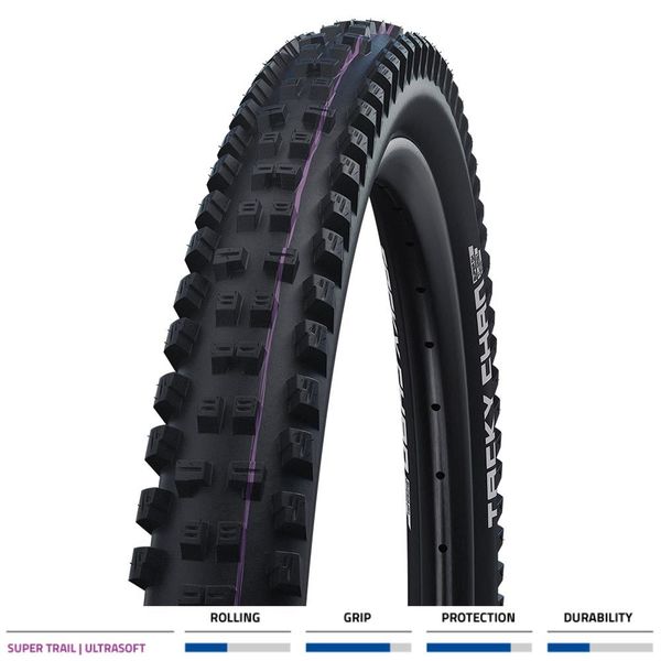 Schwalbe Tacky Chan Evo S/Trail U-Soft TLE 29x2.40 Fold Blk click to zoom image