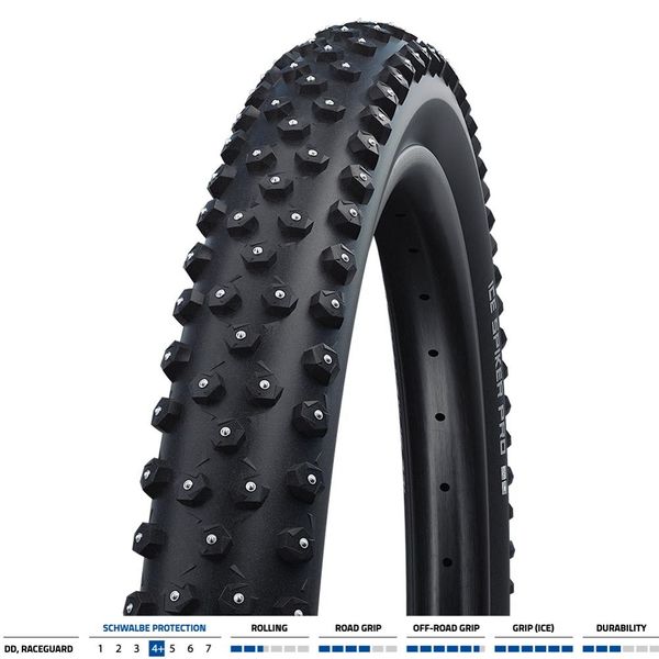 Schwalbe Ice Spiker Pro DD Raceguard TLE 27.5x2.60 Fold click to zoom image