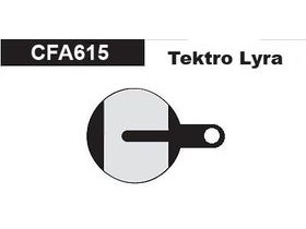 EBC Tektro Lyra 10x.11 Green Disc Brake Pad