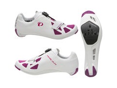 Pearl Izumi Womans Race RD IV Shoes Size 37 White / Purple  click to zoom image