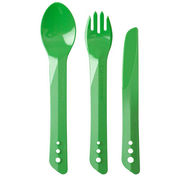 Lifeventure Ellipse Knife, Fork & Spoon Set One Size Green  click to zoom image