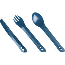 Lifeventure Ellipse Knife, Fork & Spoon Set - Navy Blue