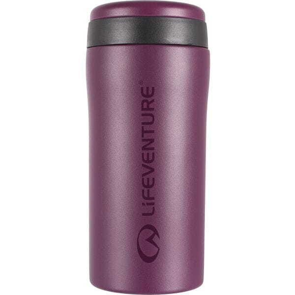 Lifeventure Thermal Mug - Matt Purple click to zoom image