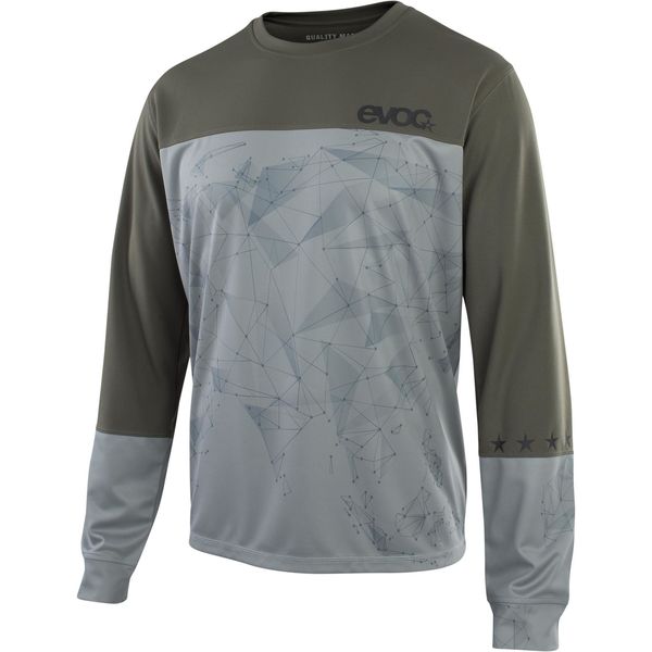 Evoc Men's Long Sleeve Jersey 2023: Stone click to zoom image