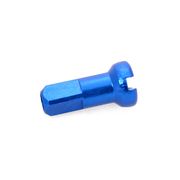 Halo Alloy Race Nipples Pack 50 14G Blue  click to zoom image