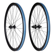 Halo Carbaura XCD35 Road Pair 35mm deep carbon Disc rim, 28H Ft/32H Rr Campag N3W 13sp 