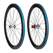 Halo Carbaura RC50 RS2 Road Pair 50mm deep carbon Rim brake rim, Halo Silver RS2 Hubs, 20H Ft,16/8H Rr 11sp Campag 