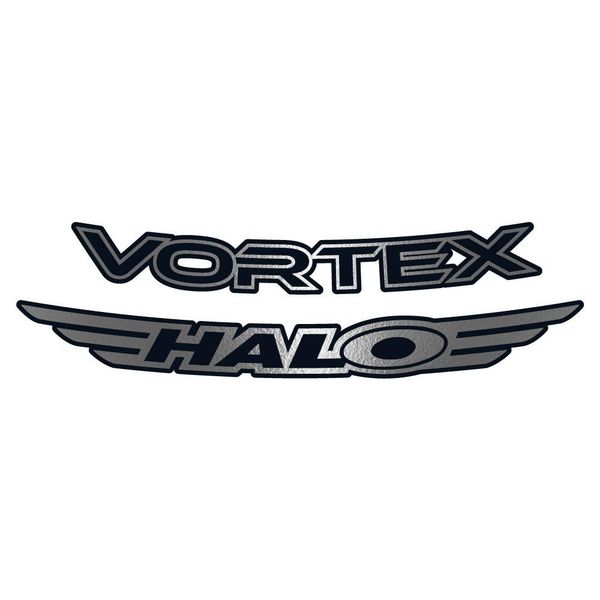 Halo Vortex Rim Decals Silver click to zoom image
