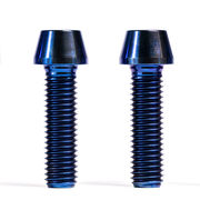 Halo DJD Ti Bolt Kit Titanium Axle bolts for DJD Supadrive/BushDrive and MT SS Hubs M10x1.5x35mm Blue  click to zoom image