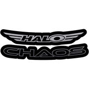 Halo Chaos Rim Decals Decal kit for Chaos Rims  Silver  click to zoom image