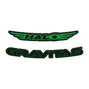Halo Gravitas Rim Decal kit for Gravitas Rims  Green  click to zoom image