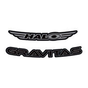 Halo Gravitas Rim Decal kit for Gravitas Rims  Grey  click to zoom image