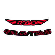 Halo Gravitas Rim Decal kit for Gravitas Rims  Red  click to zoom image