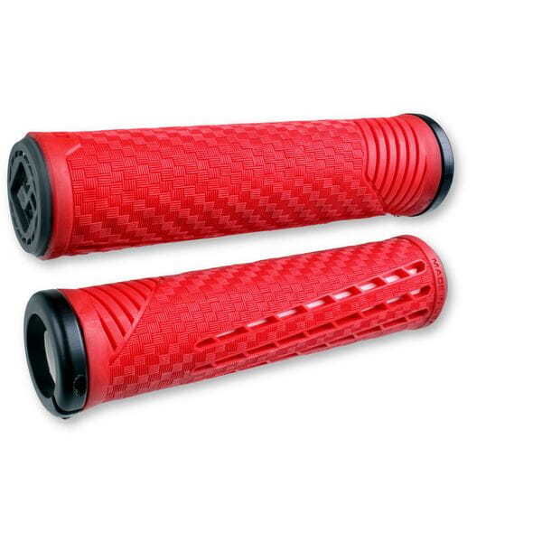 Odi CF BMX / MTB Lock On Grips 135mm - Red / White click to zoom image