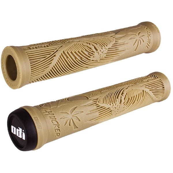 Odi Hucker BMX Grips NO Flange 160mm - Tan click to zoom image