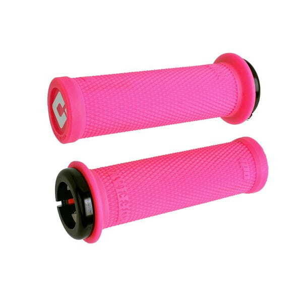 Odi Ruffian Mini BMX Lock On Grips 110mm - Pink click to zoom image