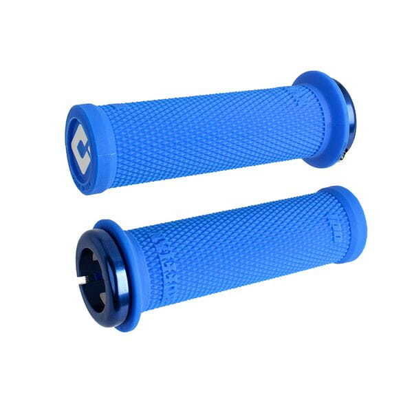 Odi Ruffian Mini BMX Lock On Grips 110mm - Blue click to zoom image