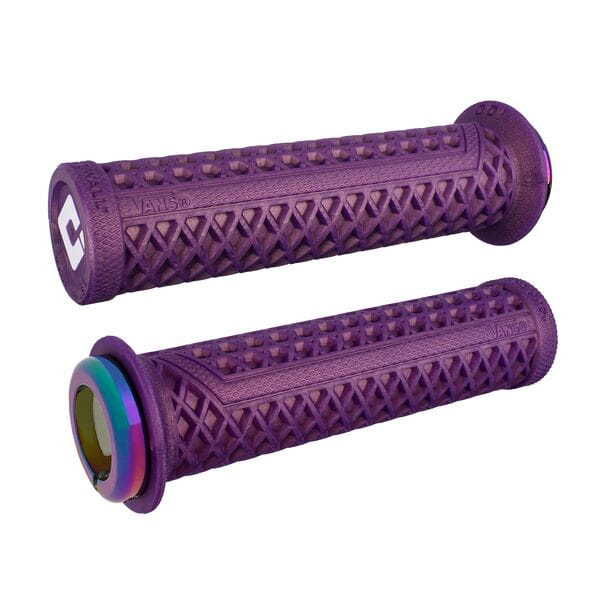 Odi Vans v2.1 MTB Lock On Grips 135mm - Purple LE click to zoom image