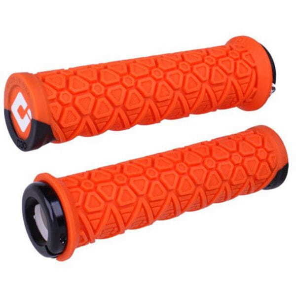 Odi Vanquish MTB Lock On Grips 135mm - Orange - featuring D30 click to zoom image