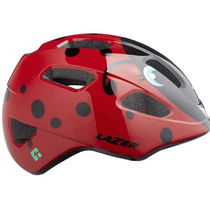 Lazer PNut KinetiCore Helmet, Ladybug, Uni-Kids