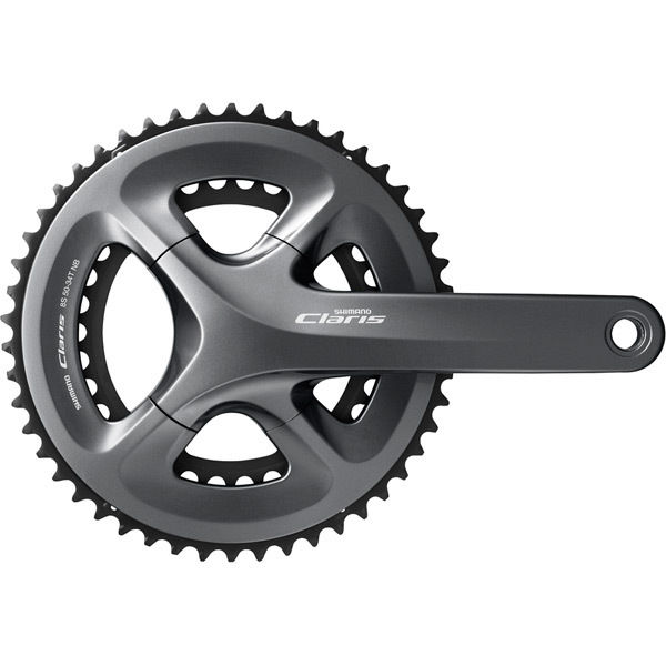 Shimano Claris FC-R2000 Claris compact chainset, 8speed - 50/34T - 170mm click to zoom image