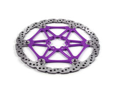 Hope V4 Vented Disc 203mm 6 Bolt  Purple  click to zoom image