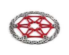 Hope V4 Vented Disc 203mm 6 Bolt  Red  click to zoom image