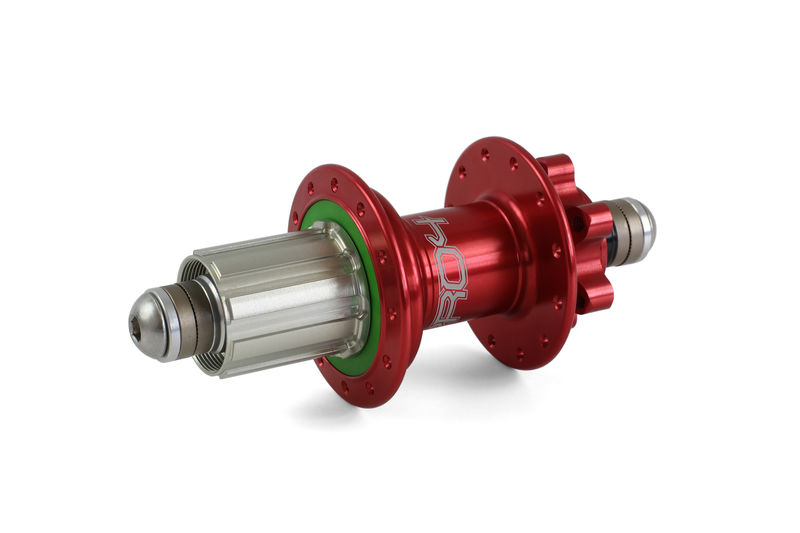 Hope PRO 4 Rear Hub Red 135mm - 10mm bolt-in click to zoom image