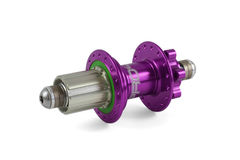 Hope PRO 4 Rear 36H Purple 135 x 10mm bolt-in Shimano Alloy Freehub  click to zoom image