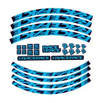 RaceFace Decal Kit Neon Blue
