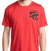 RaceFace 8 Bit Pocket Short Sleeve T-Shirt Red click to zoom image