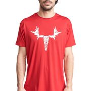 RaceFace Moose Short Sleeve T-Shirt Red click to zoom image