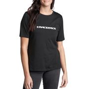 RaceFace Classic Logo Short Sleeve Women's T-Shirt Black click to zoom image