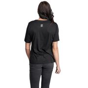 RaceFace Classic Logo Short Sleeve Women's T-Shirt Black click to zoom image