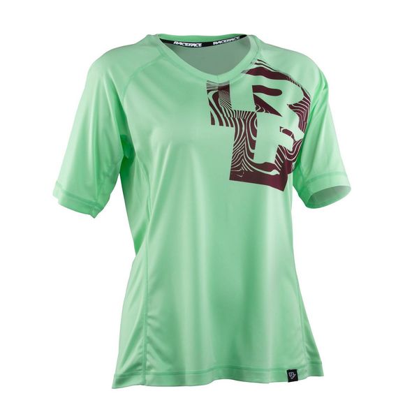 RaceFace Nimby Women's Short Sleeve Jersey Lime click to zoom image