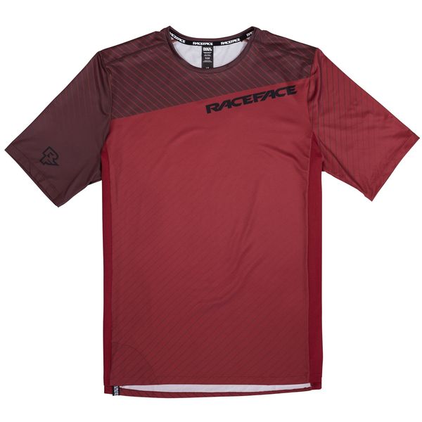RaceFace Indy Short Sleeve Jersey 2021 Dark Red click to zoom image