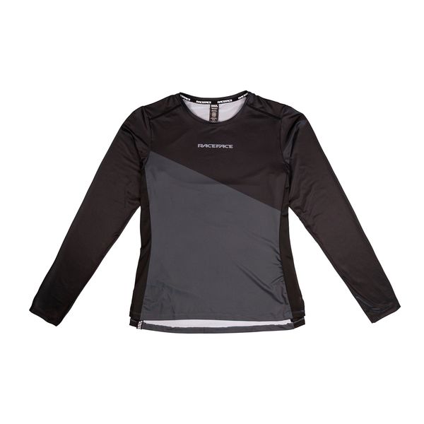 RaceFace Diffuse Women's Long Sleeve Jersey 2021 Black click to zoom image