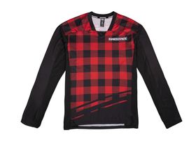RaceFace Diffuse Long Sleeve Jersey 2021 Rouge