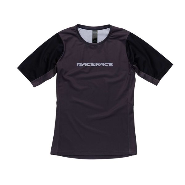 RaceFace Indy Short Sleeve Women's Jersey Black click to zoom image