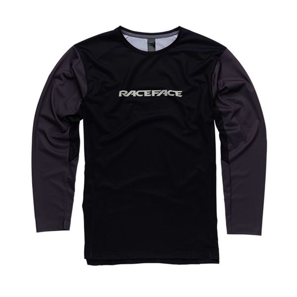 RaceFace Indy Long Sleeve Jersey Charcoal click to zoom image