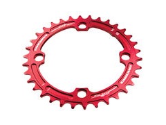 RaceFace Narrow/Wide Single Chainring Red 104x32T click to zoom image