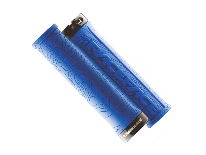 RaceFace Half Nelson Lock On Grips Blue click to zoom image
