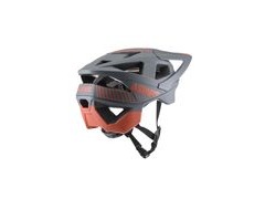 Alpinestars Vector Pro Helmet Delta Cool Gray Brick Red Matt 